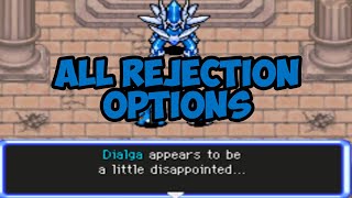 All Rejection Options (Saying No) - Pokemon Mystery Dungeon: Explorers of Sky