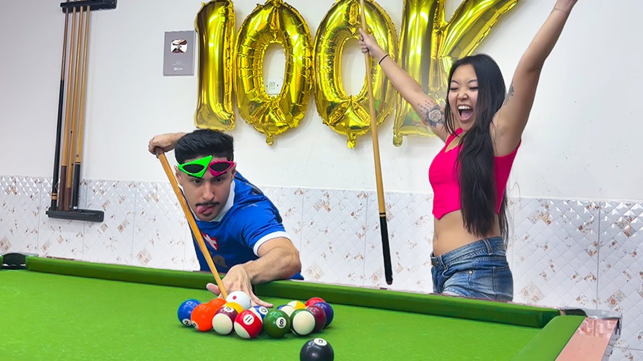 SUPER Compilado dos Melhores vídeos Akio & Ayu na Sinuca #1