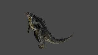 Godzilla 2014 Roar Test (blender/no sound)