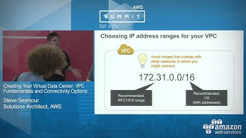 AWS Summit Tel Aviv 2016: Creating Your Virtual Data Center