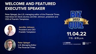 Biz Quiz 2022: An Interview with Jennifer Johnson, president and CEO of Franklin Templeton