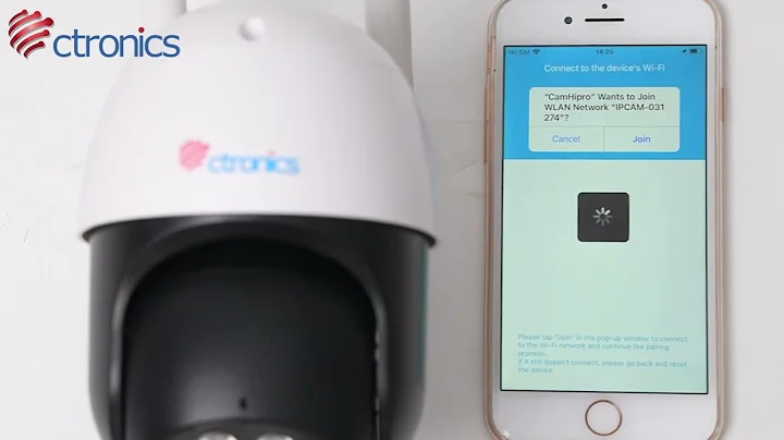 Connect the camera via WIFI hotspot