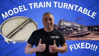Model Train Turntable FIXED!!! Millhouse River Studio O Scale Turntable Works Great Again! @trainwild