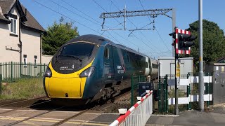 Class 390 Avanti West Coast Pendolino passing Poulton-le-Fylde for Blackpool North