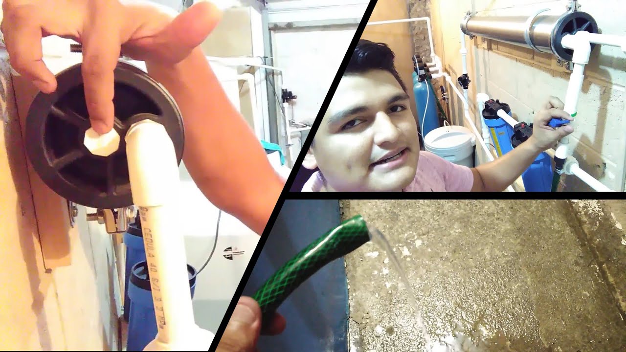 Conexion y operación de una osmosis inversa 4x40 | Todo sobre mi planta purificadora