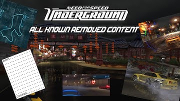 NFS: Underground - All Removed Content feat. HGCentral