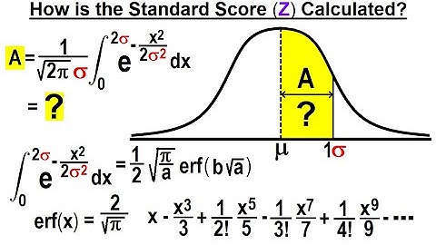 Statistics: Ch 6 The Normal Probability Distribution (28 of 28) How to Calculate Standard Score, Z=?