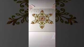 Get traceable snowflakes on my Etsy😍 Link in description! #mandalaart #shorts #reel #art #fyp #draw