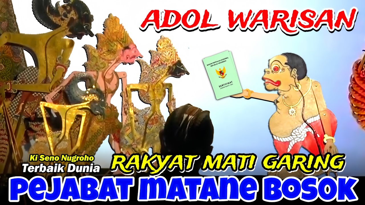 Bagong adol warisan.... Ki dalang seno nugroho