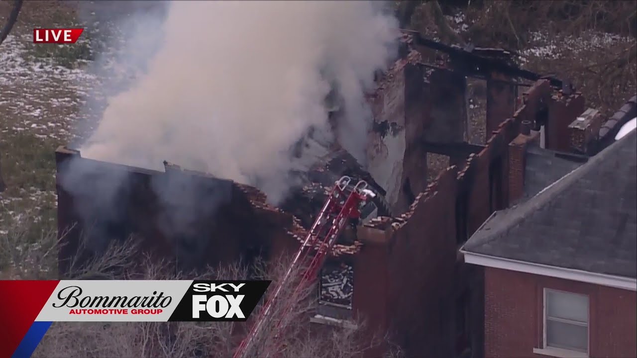 Crews responding to house fire in the Ville neighborhood - YouTube