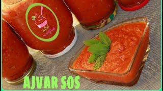 Ajvar Sos Kahvaltılık Soskişlik Hazirliklarşeffaf Mutfak