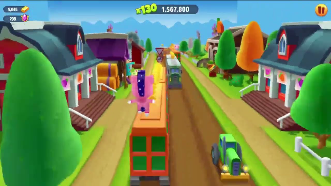 Talking Tom Gold Run Full Screen EP.8 - Unicorn Angela Reverse