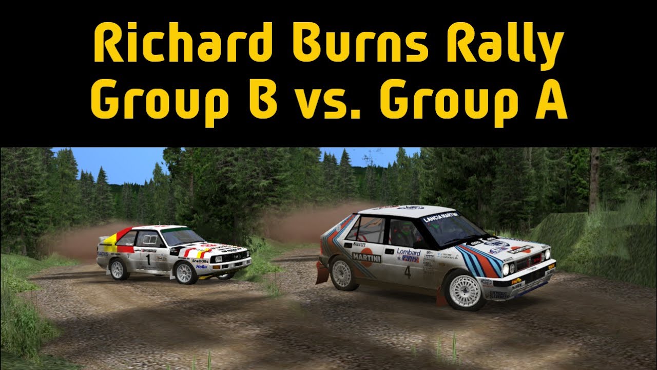Richard Burns Rally Group B vs. Group A YouTube