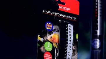 Aquatop Stick-On Digital Thermometer: Easy and Accurate Aquarium Monitoring