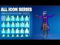 All fortnite icon series  new tiktok emotes astro jack