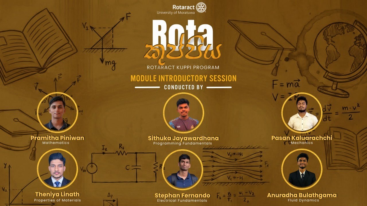 Rota Kuppiya | Introductory Session on Semester 1 Modules