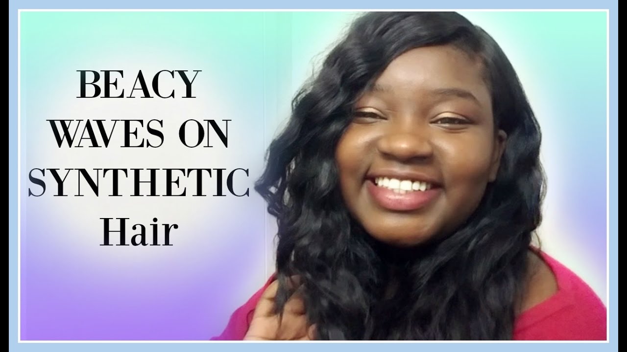 How to Curl Straight Synthetic Wigs YouTube