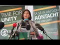 Mary Lou McDonald delivers major political speech in Belfast