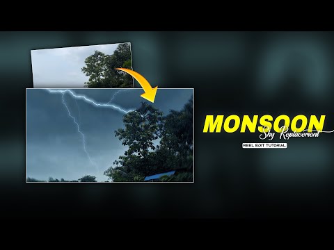 🌧️MONSOON Season Sky Replacement Reel Editing Tutorial In Capcut | Rahul Royzzz
