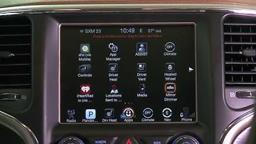 Uconnect Drag and Drop Feature