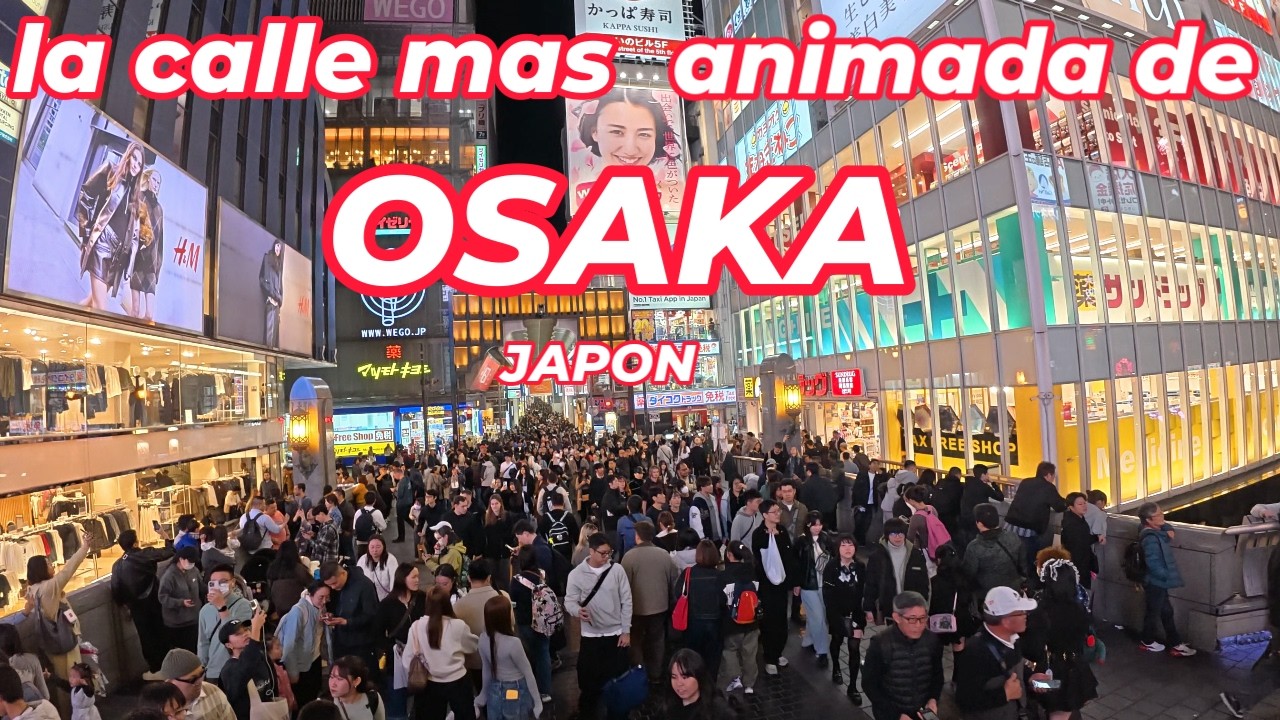 la calle mas animada de osaka japon VIAJANDO CON VALENCIA