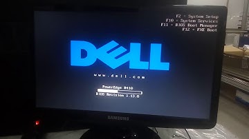 Dell PowerEdge R410 starting