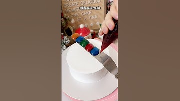 Smooth Swipe Cake Art die zo kalmerend aanvoelt #daocakemagic #shorts