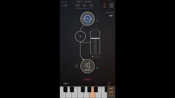 Refraktions receiving MIDI notes from AUM
