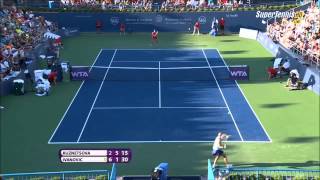 Ana Ivanovic vs Svetlana Kuznetsova Cincinnati 2014 Highlights.