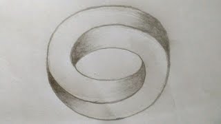 How To Draw A Simple Optical Illusion The Impossible Oval Narrated