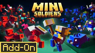 Mini Soldiers Add-On - Minecraft Marketplace Trailer screenshot 1