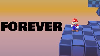 Super Mario 64 but you can play it forever.