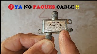 Como Hacer Una Antena Casera Para Tv Hd, Facil Y Gratis