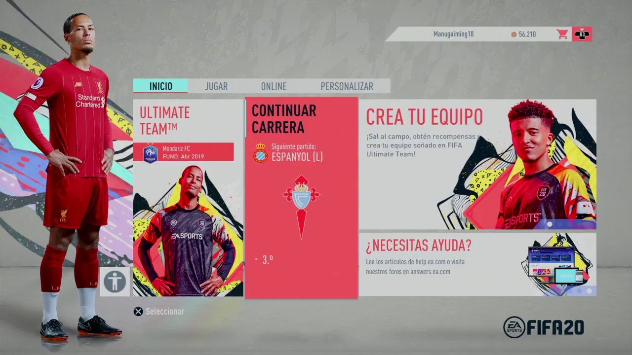 Modo Carrera  RC Celta