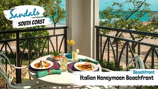 Italian Honeymoon Beachfront IGB | Sandals South Coast, Jamaica | Full Walkthrough Tour & Review 4K