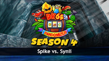 DK64 Randomizer | S4 Tournament Round 1 match | Spike vs Synii