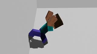 Wall-Run, Back Flip - Minecraft Animation