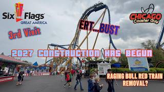 Six Flags Great America 3rd Visit Report. ERT BUST!!