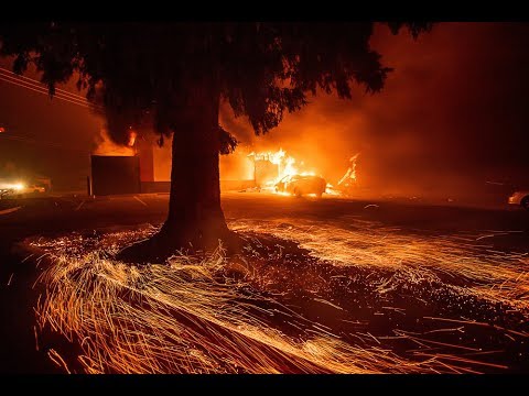 Видео: Оцелелият в Лас Вегас губи дом в пожар в Калифорния