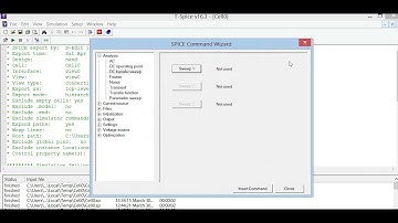 DC analysis for a circuit in tanner software