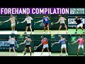 Forehand compilation  slow motion 2023