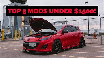 Top 5 Mods Under $1500 For Your Mazdaspeed 3!