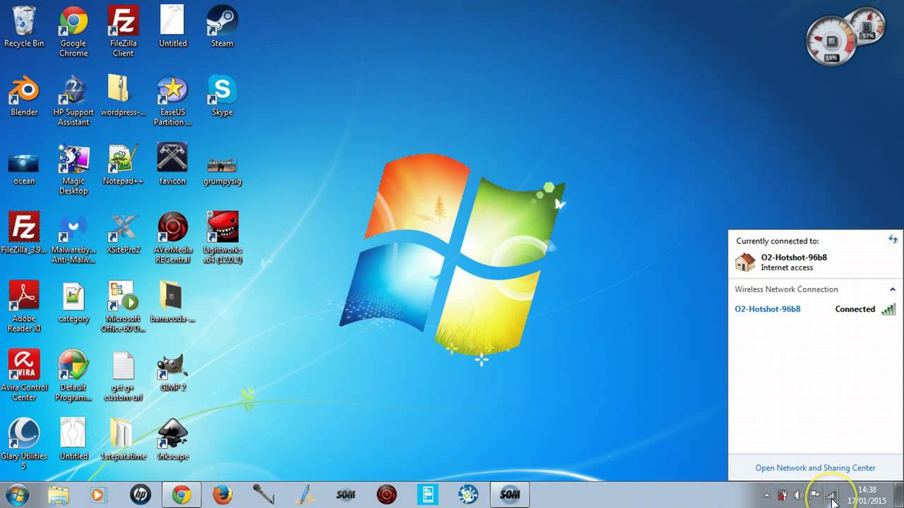 Korrupt skrive Gamle tider How to Create a WiFi Hotspot with Windows 7 - YouTube