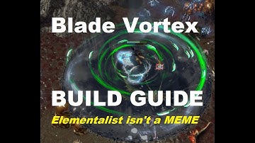 Path of Exile - Blade Vortex Elementalist | massive Explosions | good clearspeed | Build Guide