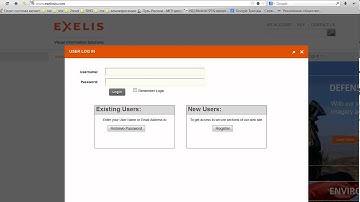 error with login at exelisvis.com