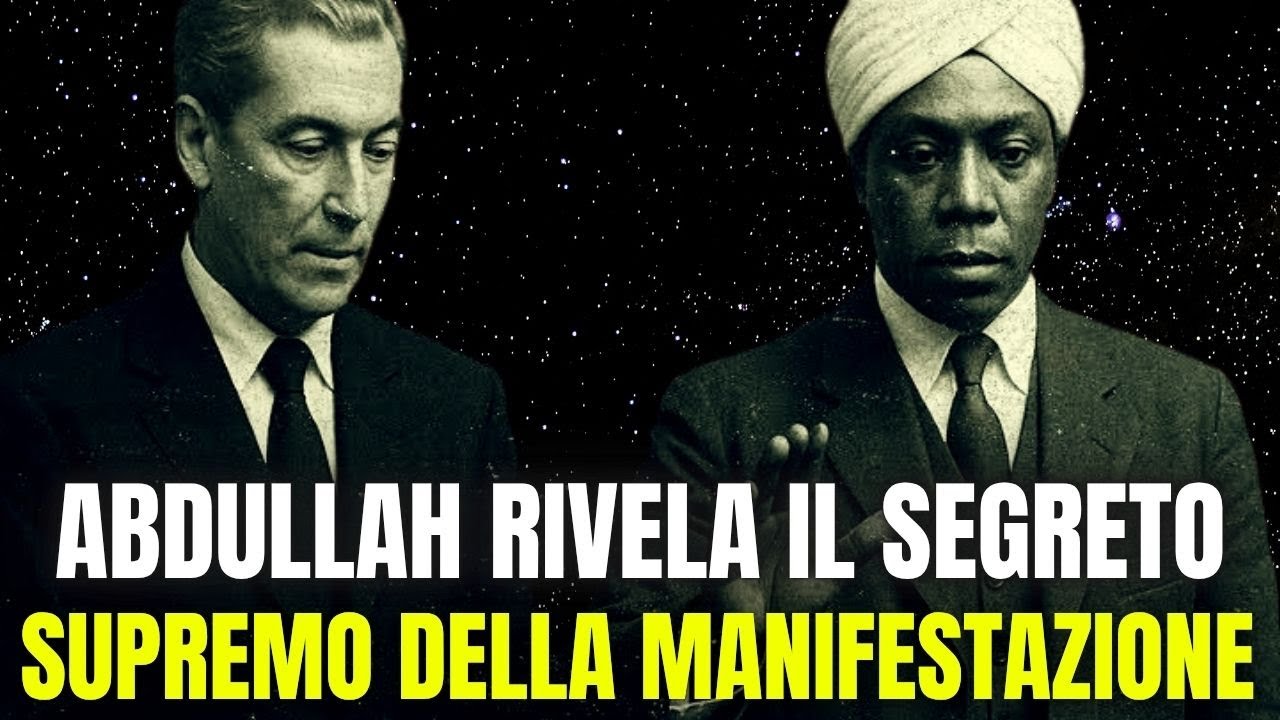 ABDULLAH RIVELA IL SEGRETO SUPREMO PER MANIFESTARE QUALSIASI COSA CON FACILITÀ