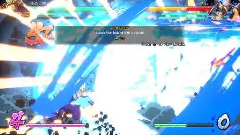 DRAGON BALL FighterZ hard knockdown cancel pratice