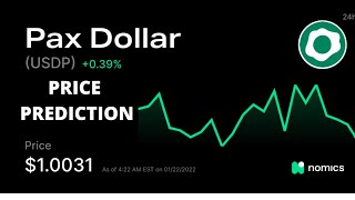 PAX DOLLAR COIN Price Prediction and Technical Analysis 2022 |PAX DOLLAR COIN TODAY NEWS & UPDATES