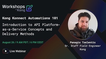 Workshop Automations 101: Introduction to API Platform-as-a-Service Concepts and Delivery Methods