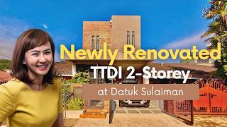 Newly Renovated Double Storey House for Sale in TTDI, KL | Datuk Sulaiman Home Tour